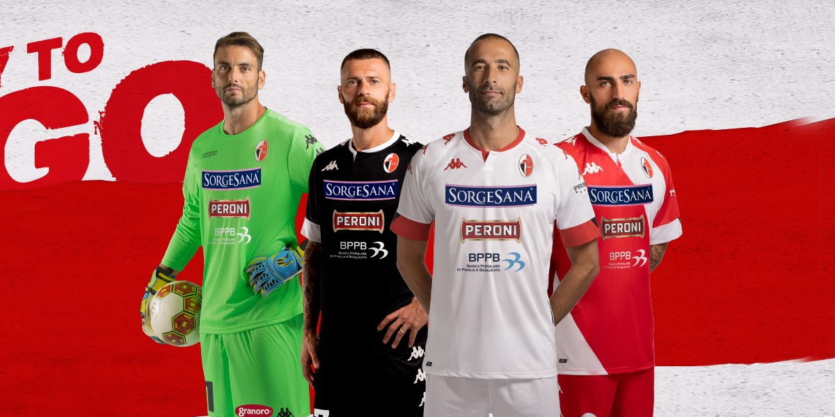 Le maglie del Bari 2020-2021