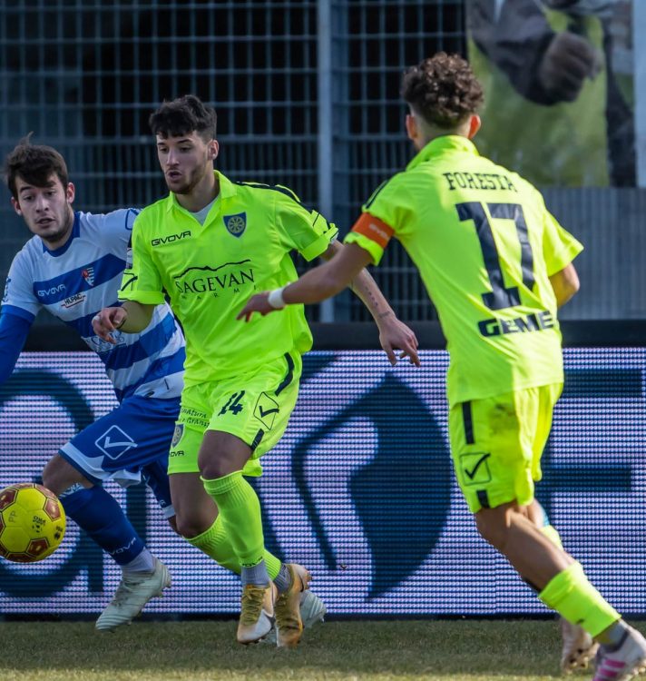 Maglia Carrarese giallo fluo