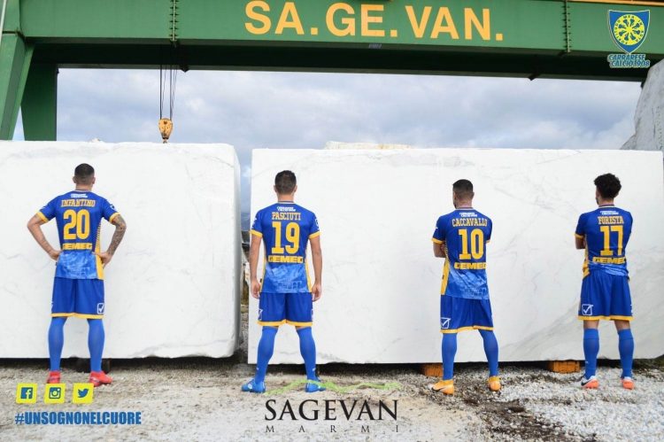 Carrarese retro prima maglia 2020-21