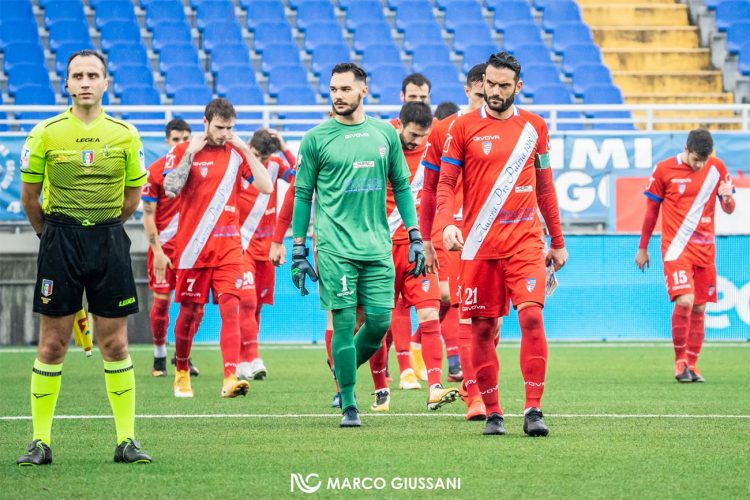 Pro Patria maglia trasferta rossa Givova