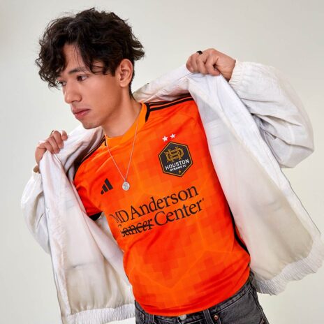 Prima maglia Houston Dynamo FC 2023 arancione