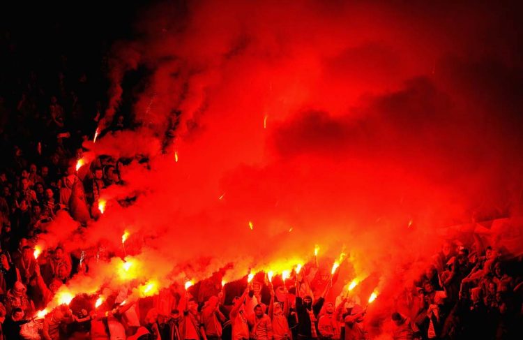 ultrAslan fumogeni stadio