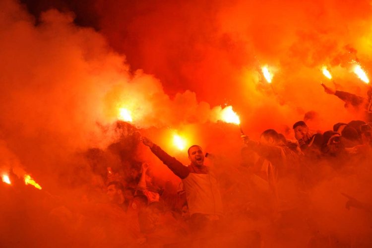 ultrAslan fumogeni stadio