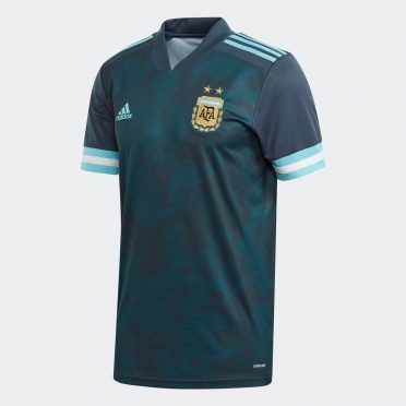 Seconda maglia Argentina verde petrolio 2021