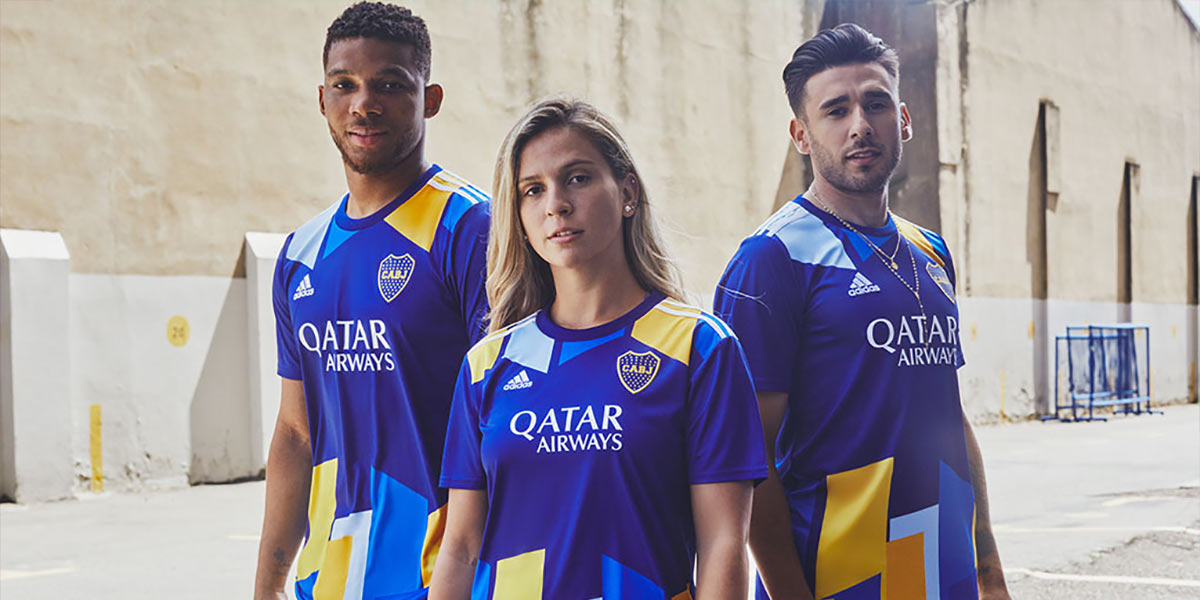 La terza maglia del Boca Juniors firmata Adidas 2021-2022