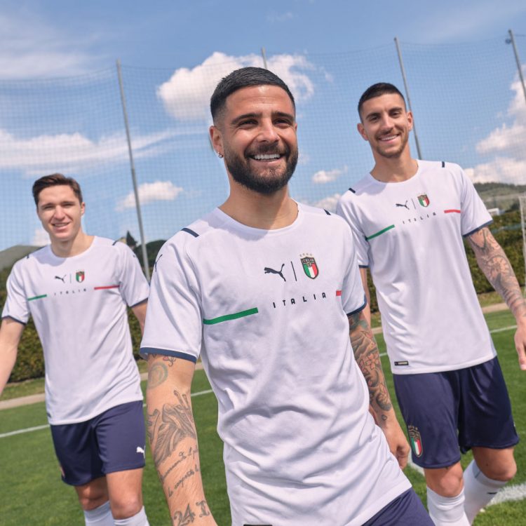 Insigne, Chiesa, Pellegrini, Italia kit Euro 2021