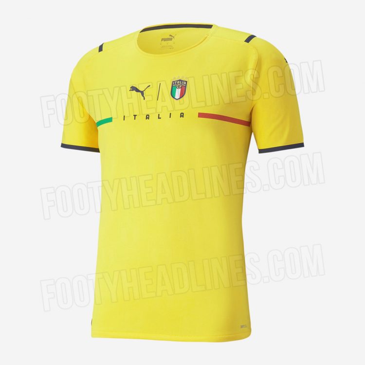 Maglia Italia portiere gialla 2021
