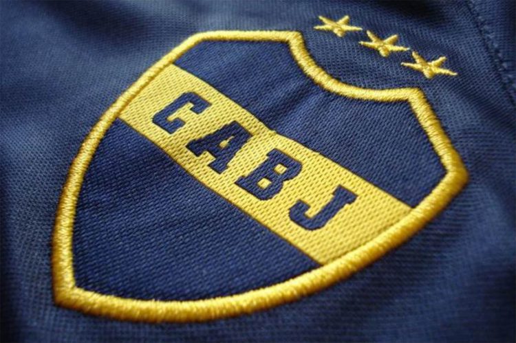 Il logo del Boca sulle maglie dal 2007 al 2009