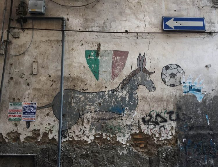 Murales ciuccio Napoli