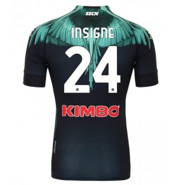 Maglia Napoli Burlon nera Insigne 24