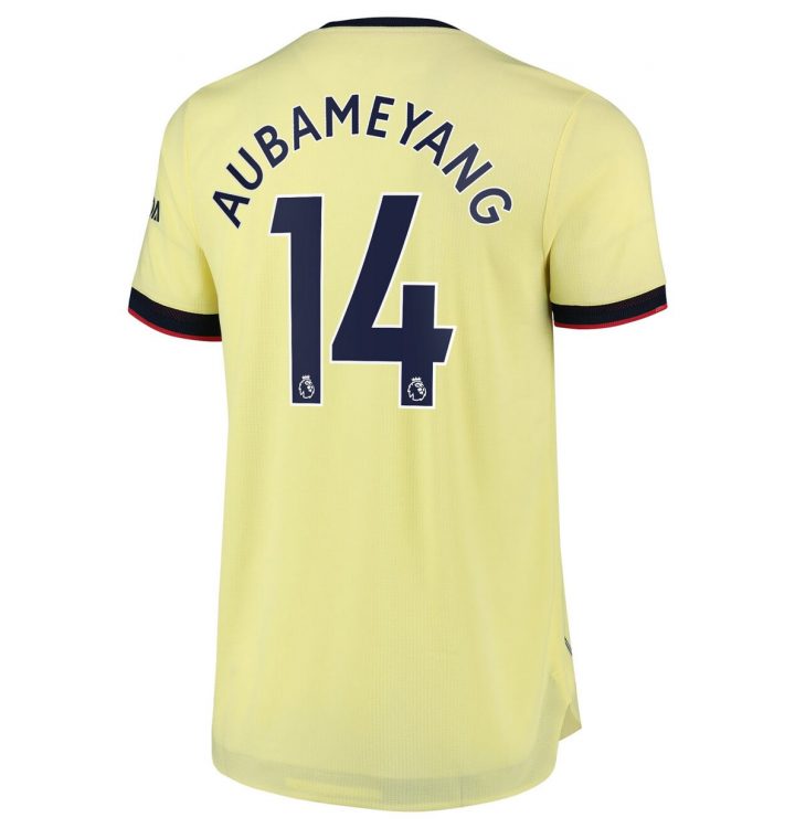 Arsenal maglia away Aubameyang 14