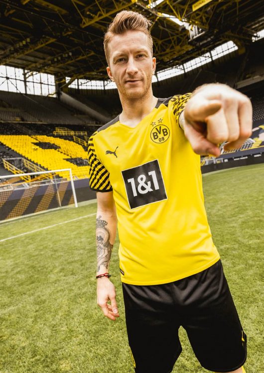 Reus nuova maglia Puma Borussia Dortmund 2021-2022