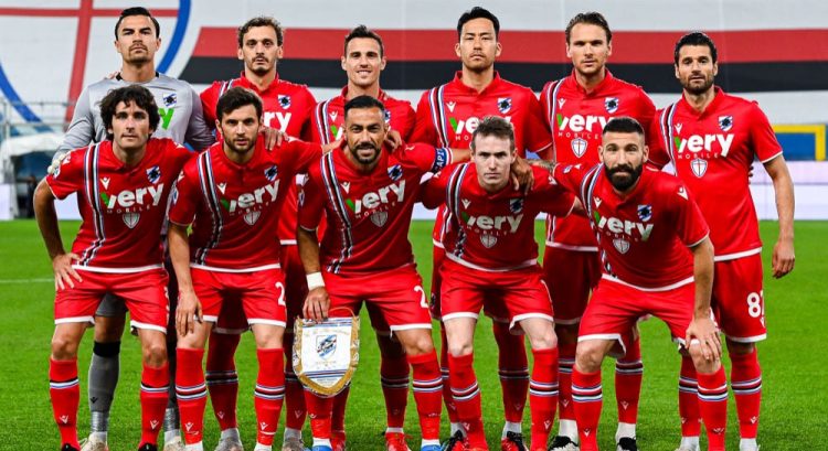 Formazione Sampdoria con la terza maglia 2021-2022