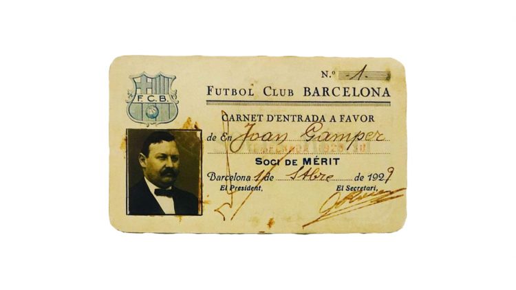 Tessera socio Gamper Barcellona