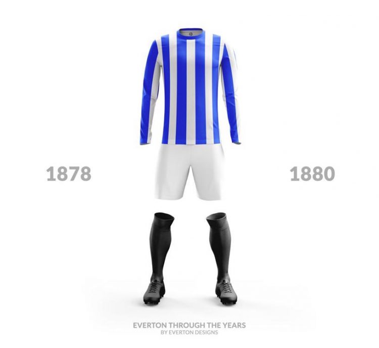 Everton Kit 1878-1880