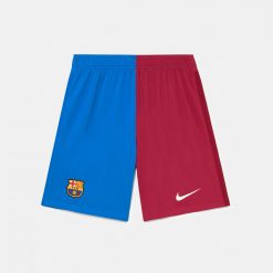 Pantaloncini Barcellona metà rossi e blu 2021-22