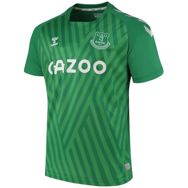 Maglia portiere Everton verde 2021-2022