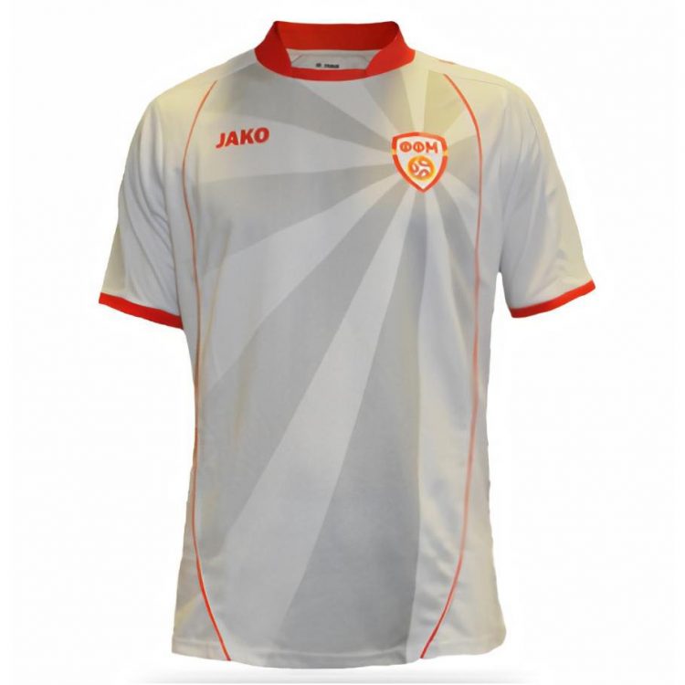 Seconda maglia Macedonia Euro 2020 grigia