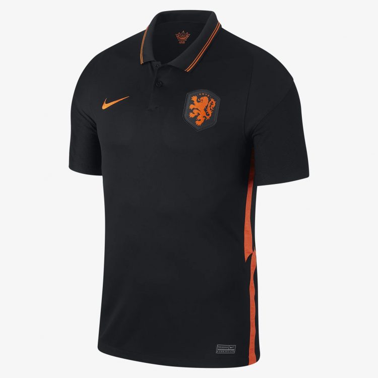 Seconda maglia Olanda nera 2020-2021