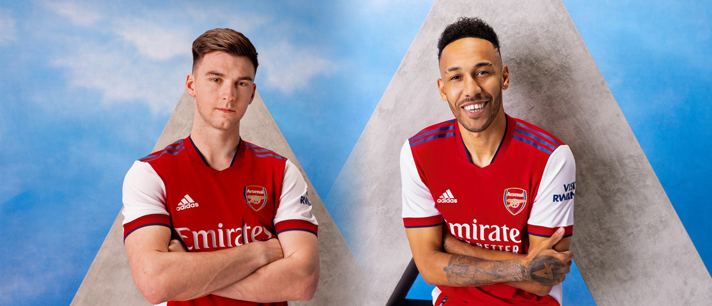 Maglia Arsenal 2021-2022, Adidas si ispira agli anni '90