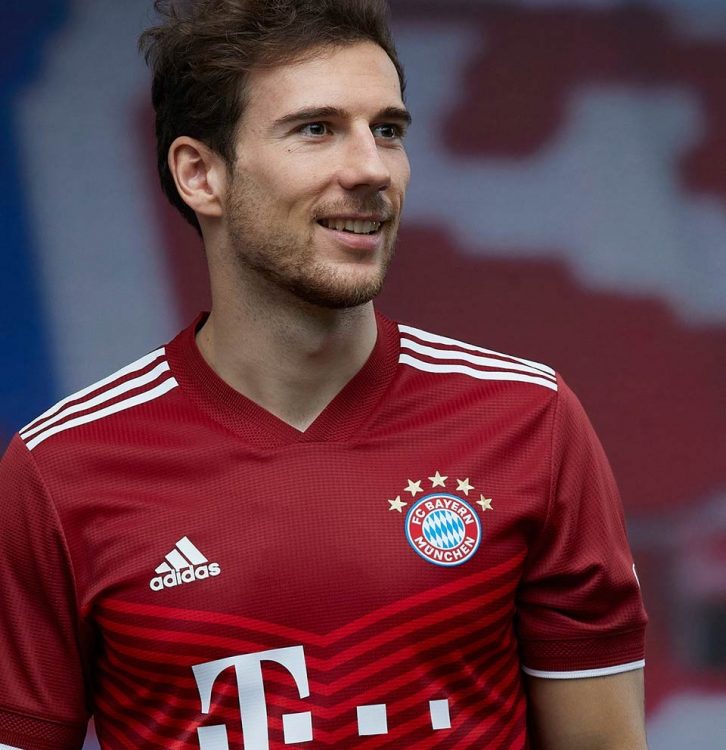 Goretzka con la nuova maglia del Bayern