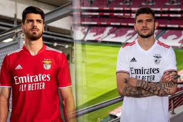Le nuove maglie del Benfica 2021-2022