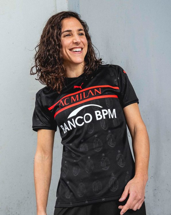 Boquete con la terza maglia del Milan femminile