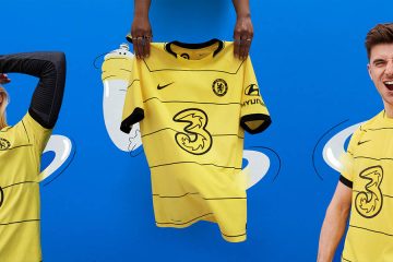 La nuova maglia away del Chelsea 2021-2022 gialla