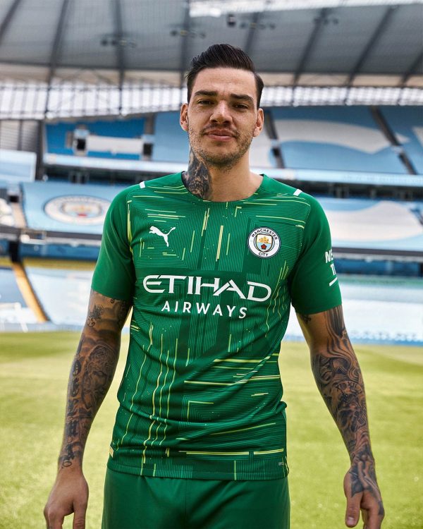 Maglia portiere verde Manchester City 2021-22