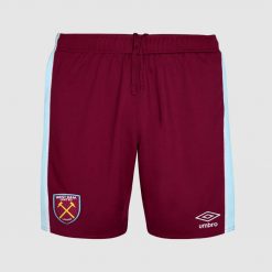 Pantaloncini West Ham 2021-2022 bordeaux