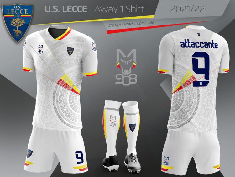 Lecce divisa trasferta 2021-2022