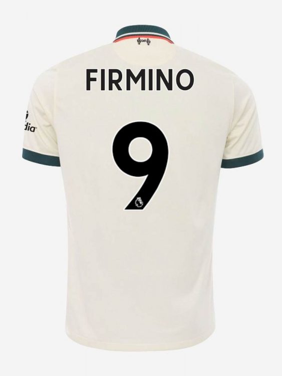 Maglia Liverpool trasferta 2021-2022 Firmino 9