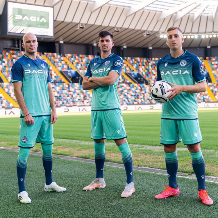 Udinese seconda maglia 2021-2022 Macron