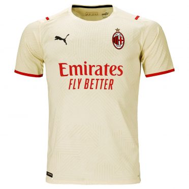 Seconda maglia Milan 2021-2022 dorata