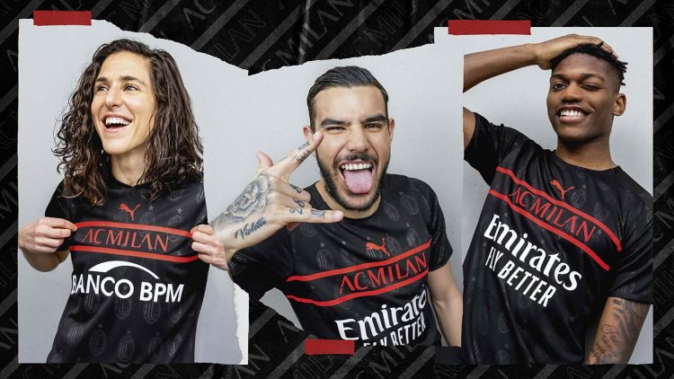 La nuova terza maglia del Milan 2021-2022
