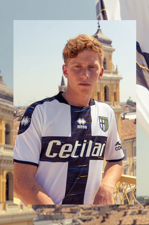 Maglia Parma crociata Erreà Serie B