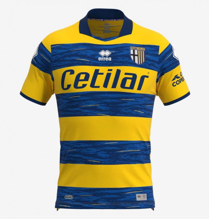 Maglie Parma 20212022, con la crociata tornano le strisce gialloblù