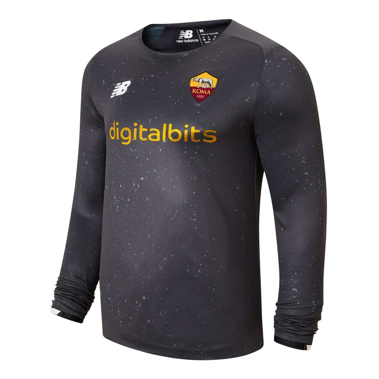 Maglia portiere Roma nera 2021-22
