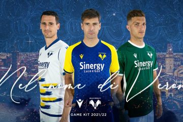 Le nuove maglie del Verona 2021-2022