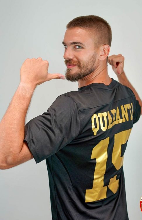 Seconda maglia Ascoli nera Quaranta