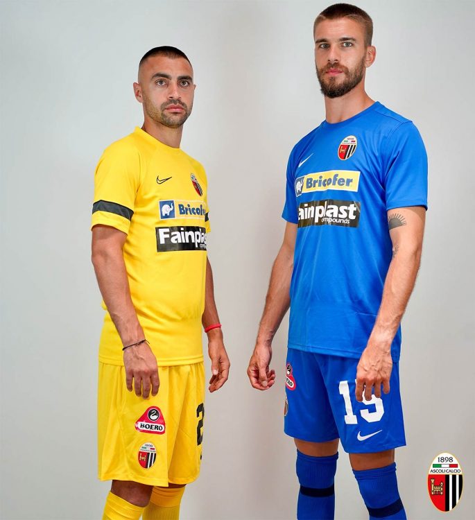 Terza e quarta maglia Ascoli 2021-2022