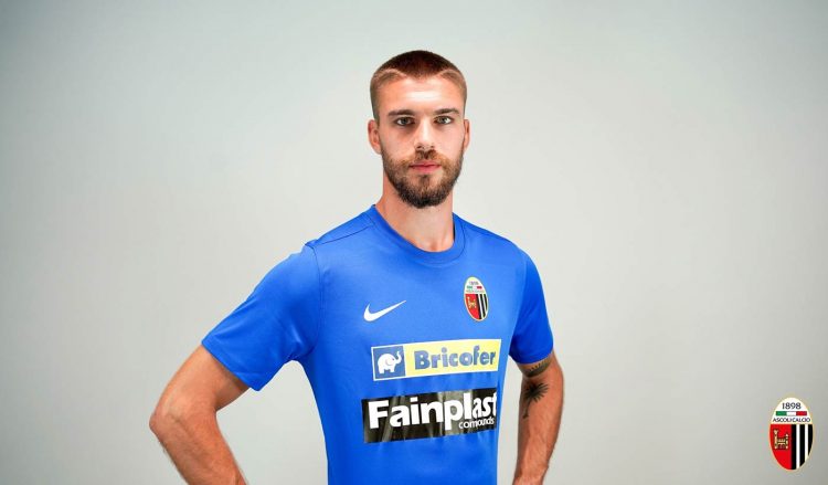 Terza maglia Ascoli azzurra 2022