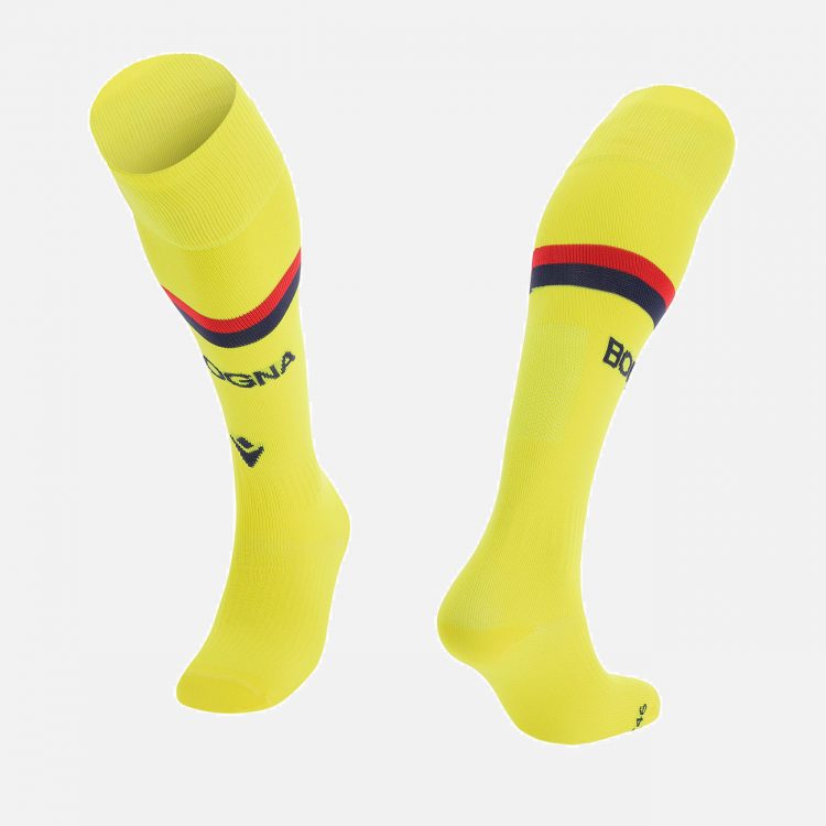 Calzettoni gialli Bologna terza divisa
