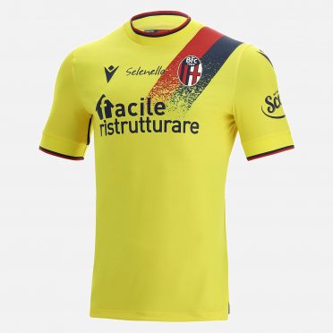 Terza maglia Bologna gialla 2021-2022