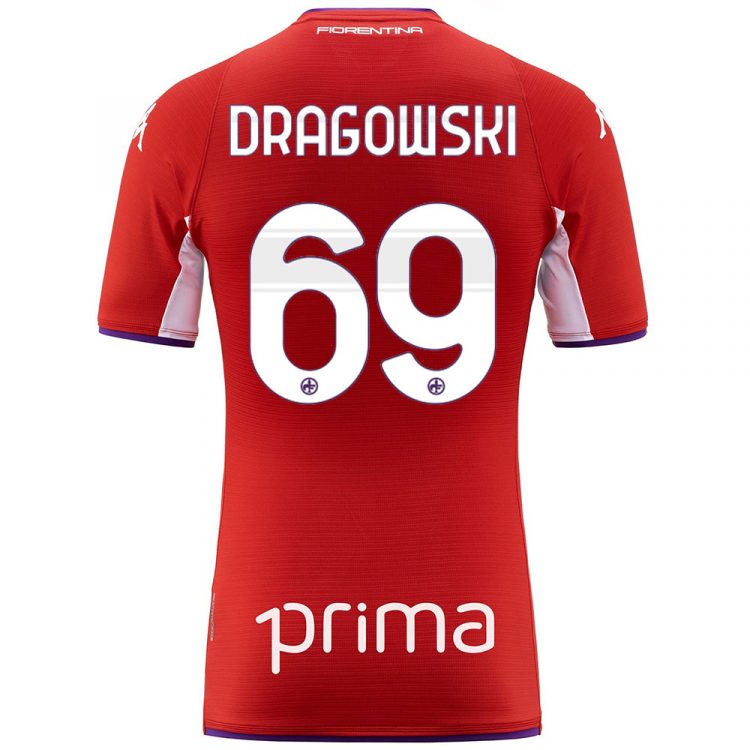 Fiorentina quarta maglia rossa Dragowski 69