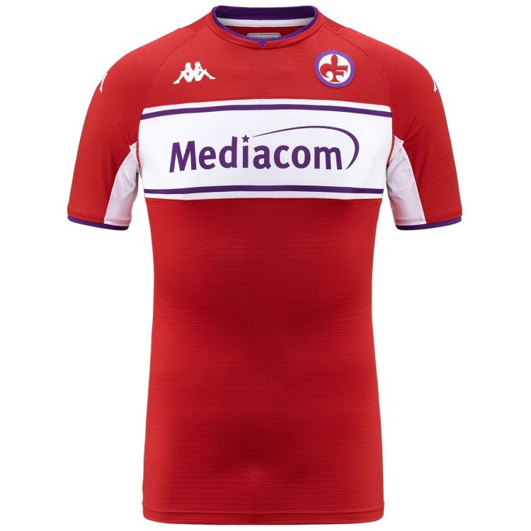 Quarta maglia Fiorentina rossa 2021-2022