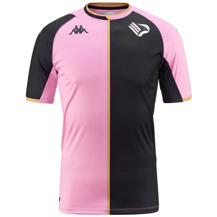 Prima maglia Palermo bicolore rosanero 2022