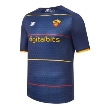AS Roma quarta maglia blu 2021-22