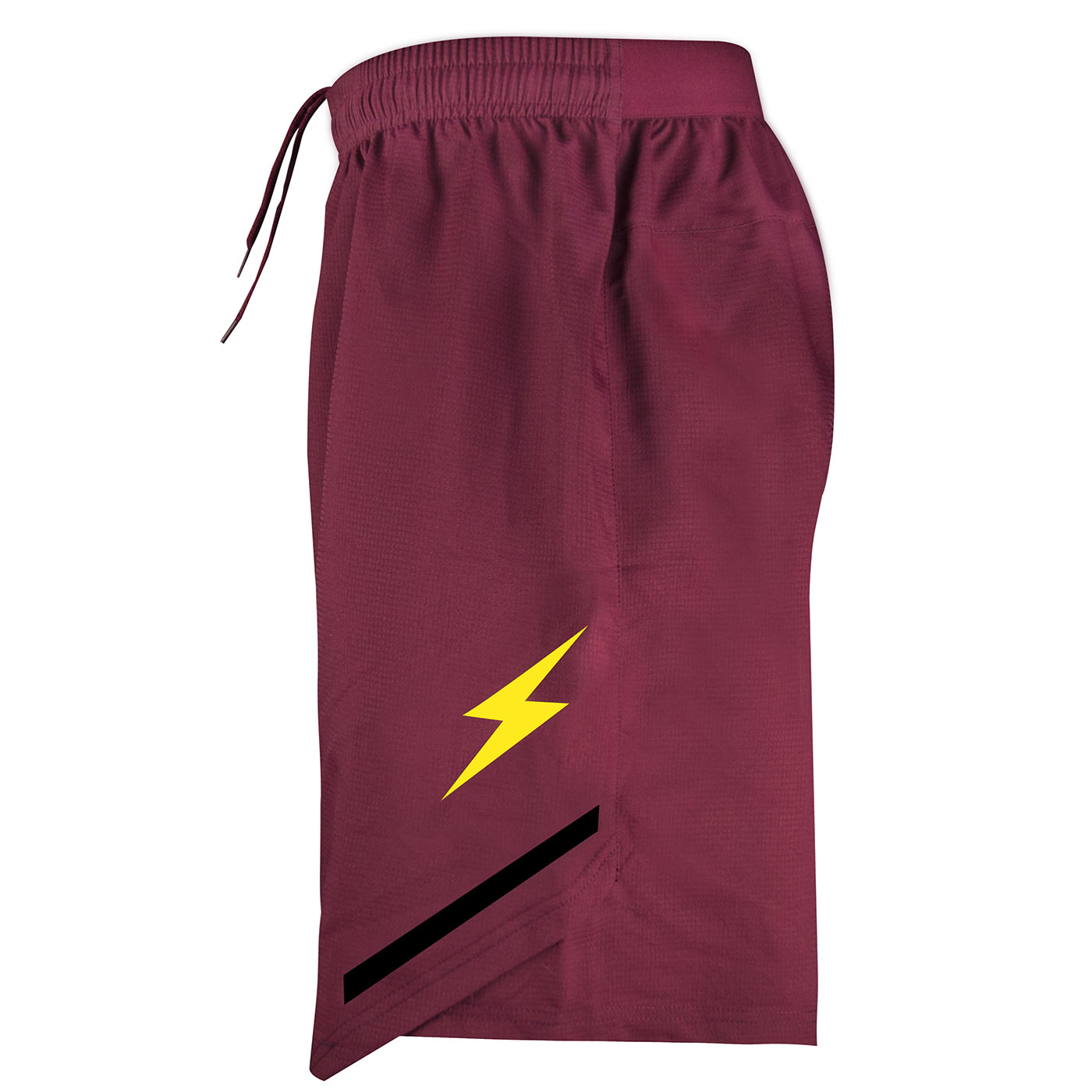 Pantaloncini Salernitana granata Zeus lato