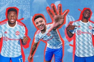 La nuova maglia away del Manchester United 2021-2022
